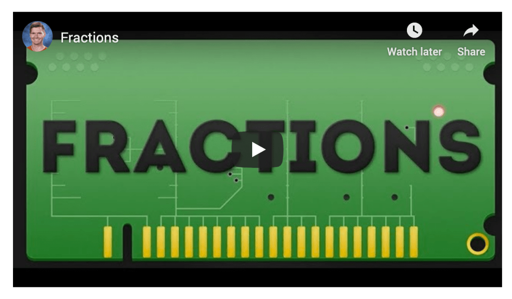 Gap Filling Fractions